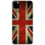Pouzdro AppleKing měkké plastové iPhone 11 - retro vlajka Anglie