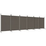 VidaXL 350272 Paraván 6-panelový 520 x 180 cm antracitový – Zbozi.Blesk.cz