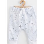 New Baby Dětské bavlněné kalhoty Jogger For Babies ocean – Zboží Mobilmania