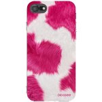 Picasee silikonový průhledný obal pro Apple iPhone 8 - Pink Moo – Zboží Mobilmania