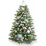 LAALU Vánoční stromek zdobený POLÁRNÍ ČERVENÁ II 213 ks ozdob 500 cm – Zboží Dáma