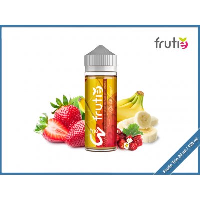 Frutie Trio Shake & Vape Jahodová směs s banánem 20 ml – Hledejceny.cz