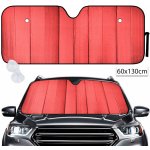 Kmt Style 2218006 Barevná sluneční clona na přední sklo 60x130 cm, červená | Zboží Auto