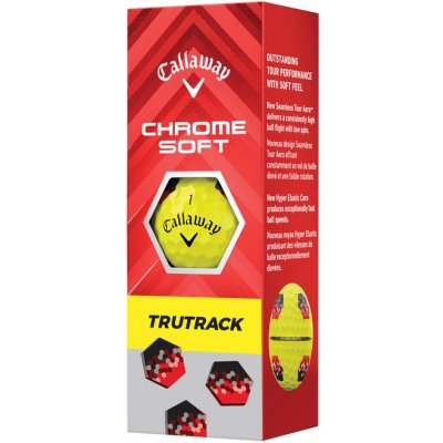 CALLAWAY Chrome Soft 24 Tru Track žluté 3 ks – Zboží Mobilmania