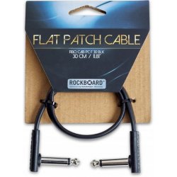 RockBoard Flat Patch Cable Black 30 cm