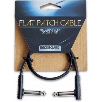 RockBoard Flat Patch Cable Black 30 cm – Sleviste.cz