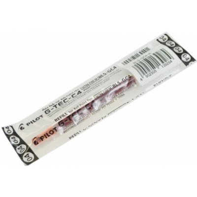 Pilot -G-TEC-C4 Náplň do gelových rollerů červená 0,4 mm – Zboží Dáma