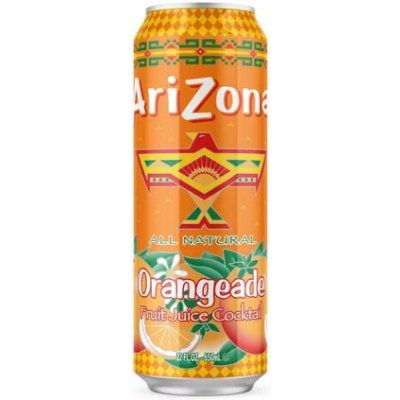 Arizona ovocný koktejl s příchutí pomeranče 0,65 l