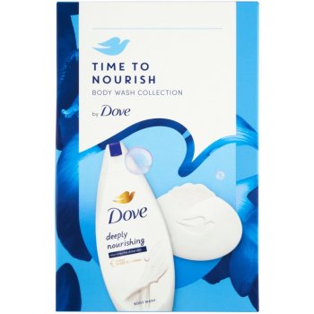 Dove Original sprchový gel Deeply Nourishing 250 ml + mýdlo Original 90 g dárková sada