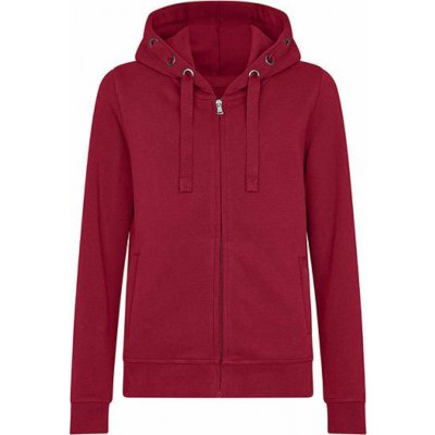 HRM dětská mikina se zipem a kovovými očky na kapuci Vínová – Zboží Dáma