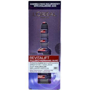 L'Oréal Revitalift Filler 7 denní vyplňující kúra v ampulích 7 x 1,3 ml