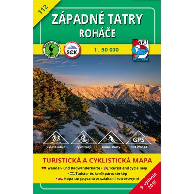 mapa Západné Tatry-Roháče 1:50 t. 9.vydání 2018 – Hledejceny.cz