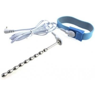 Slave4master E-Stim Beaded Dilator with Penis Strap – Zboží Dáma