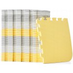 Kinderkraft Podložka pěnové puzzle Luno Yellow 30 ks 150x180 cm – Zboží Dáma