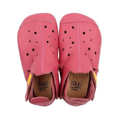 Tikki Shoes capáčky ziggy pink perforation