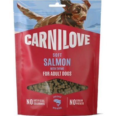 VAFO Praha s.r.o. CARNILOVE Dog SOFT Snack Salmon with Thyme small bite 200 g – Hledejceny.cz