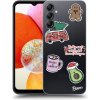 Pouzdro a kryt na mobilní telefon Samsung Picasee silikonové Samsung Galaxy A15 A156B 5G Christmas Stickers čiré