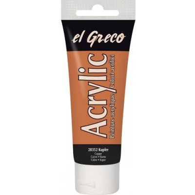Kreul El Greco akrylová barva 75 ml měděná – Hledejceny.cz