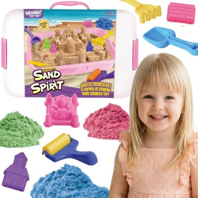 Woopie Sand Spirit kinetický písek sada hrad a zámek 24 dílů – Sleviste.cz