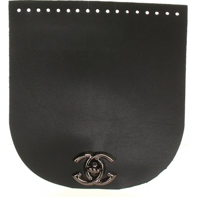 Koženková klopa černá – Zboží Dáma