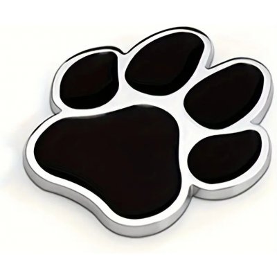 PES V AUTĚ - TLAPKA - Samolepka na auto – Zboží Mobilmania