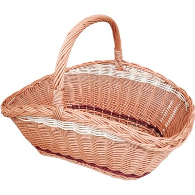 Hradil Proutěný koš na dřevo ke krbu 64 x 42 cm – HobbyKompas.cz