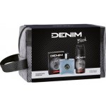 Denim Black voda po holení 100 ml + deodorant sprej 150 ml + kosmetická etue dárková sada – Hledejceny.cz