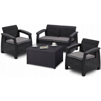 Rojaplast Corfu Box grafit – Zboží Dáma