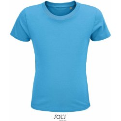 dětské tričko z organické bavlny SOL'S vodní modrá