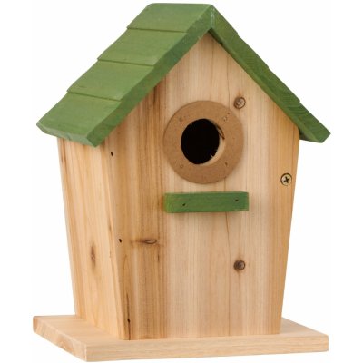 IB Laursen Dřevěná ptačí budka Green Roof přírodní barva dřevo – Zboží Dáma