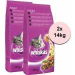 Whiskas Adult hovězí 2 x 14 kg – Zbozi.Blesk.cz