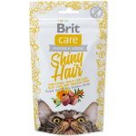 Brit Care Cat Snack Shiny Hair losos 50 g – Zboží Mobilmania