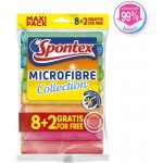 Spontex Microfibre utěrka 30 x 30 cm 8 + 2 ks – Hledejceny.cz