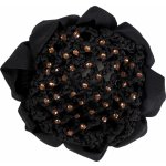 Síťka na vlasy HKM Crystal Černá – Zboží Dáma