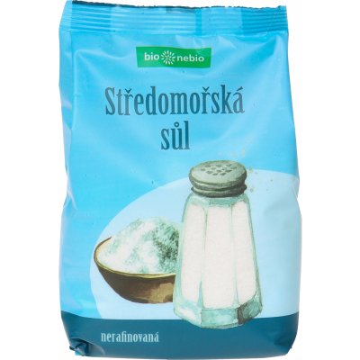 BioNebio středomořská sůl nerafinovaná 500 g – Sleviste.cz