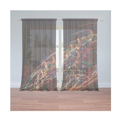 Sablio Záclony Světelný efekt: 2ks 150x250cm – Hledejceny.cz