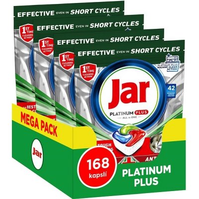 Jar Platinum + quick wash kapsle 168 ks