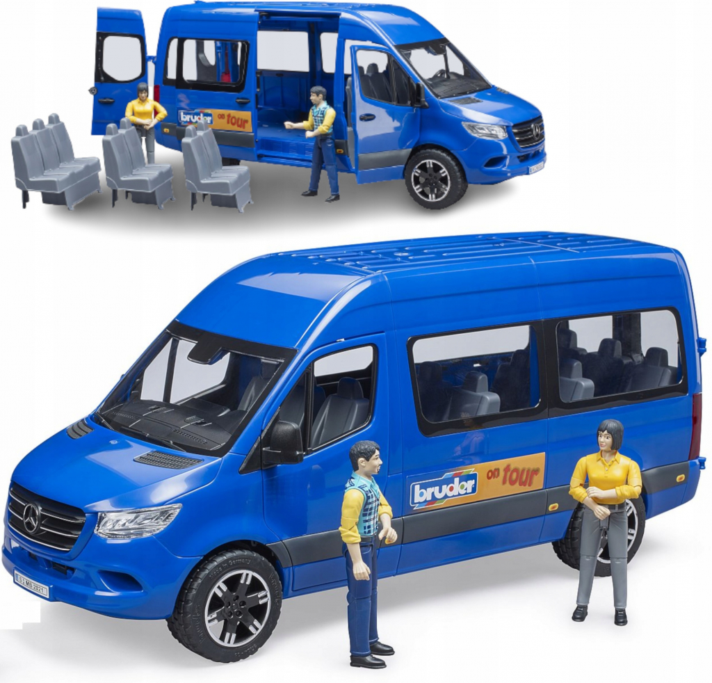 Bruder 2670 Mercedes-Benz Sprinter Mikrobus s figurkami