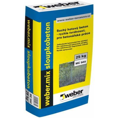 Balkonový potěr WEBER CZ 0004 25 kg – HobbyKompas.cz