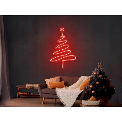 Fotověci Neonový Nápis Neon LED Vánoční Stromek Dekorace Vánoce Christmas Tree Vyrábíme i na Míru – Hledejceny.cz
