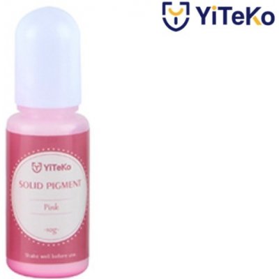 YiTeKo Tekutý pigment Solid 01 růžová 10 ml – Zboží Mobilmania