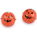 Rolnička dýně halloween Ø24 mm s kroužkem Varianta: 5 oranžová, Balení: 2 ks – Zboží Dáma