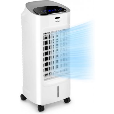 OneConcept Coolster, ochlazovač vzduchu, ventilátor, ionizátor, 60 W, 320 m³/h, 4l nádrž, bílý (ACO3-Coolster WH)