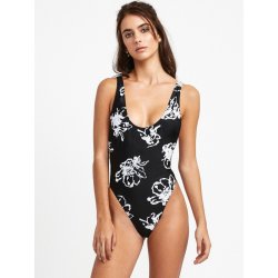 RVCA SAGE FLORAL black jednodílné