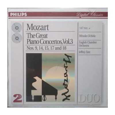 Wolfgang Amadeus Mozart - The Great Piano Concertos, Vol.3 Nos. 9, 14, 15, 17 and 18 CD – Zboží Mobilmania