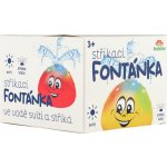 Teddies Hračka do vody Fontánka stříkací plast 10cm žlutá na baterie se světlem v krabičce 11x11x8cm – Zboží Dáma