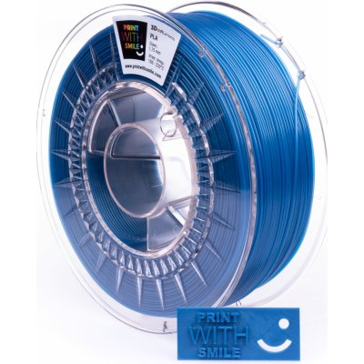 Print With Smile PLA metallic blue semi-transparentní 1,75 mm 0,5kg – Zboží Živě