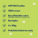 HiPP BIO Jablka s broskvemi 4 x 100 g – Zboží Dáma