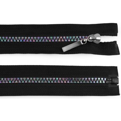 Duhový kostěný zip šíře 5 mm délka 80 cm 322 černá – Hledejceny.cz