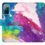 Pouzdro iSaprio Flip s kapsičkami na karty - Abstract Paint 05 Samsung Galaxy S20 FE